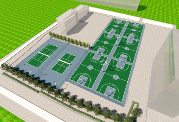 合肥财经职业学院灯光球场建设工程正式启动