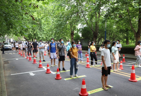 周口师范学院全体在校师生顺利完成核酸检测工作