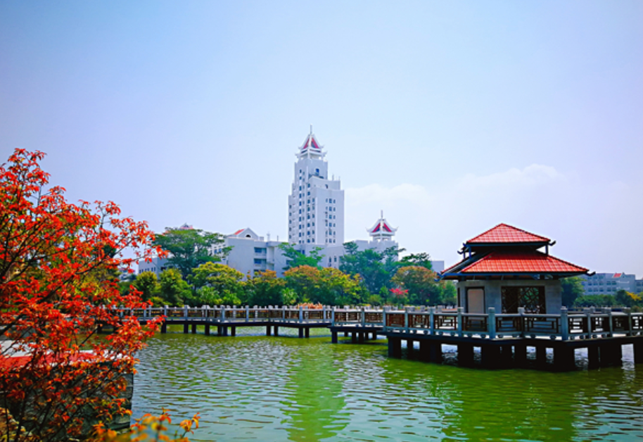 厦门集美大学校园风光图片