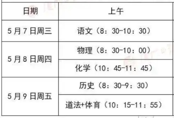 厦门市中考、高考最后一次市级模拟考开考